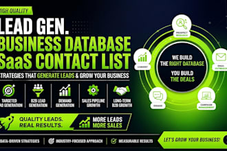 b2b lead generation targeted email list building and lead scraping