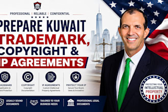 prepare kuwait trademark and copyright documents