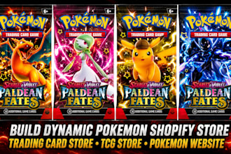 ai automated pokemon shopify store trading card website preorder pokemon website