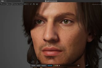 create a realistic custom metahuman character for unreal engine