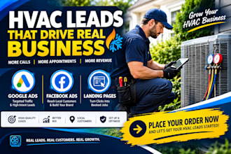 generate USA hvac leads solar leads roofing leads google facebook ads