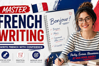teach you how to write french