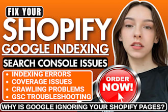 fix shopify indexing, coverage errors, google search console troubleshooting