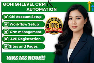 fix gohighlevel automation, ghl workflow, crm setup, ghl expert