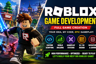 develop roblox full game creation game developer robloxscript roblox world build