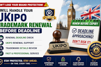 handle your ukipo trademark renewal before deadline