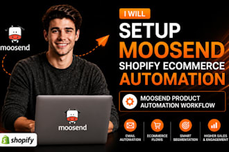 setup moosend shopify ecommerce automation moosend product automation workflow