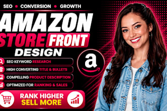 design an amazon storefront for your brand