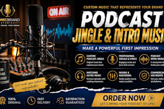 create custom podcast jungle and intro music for your business