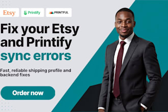 fix printify etsy shipping profiles and product sync errors