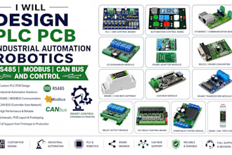 design plc pcb industrial automation robotics rs485 modbus can bus and control