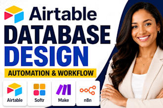 airtable database design airtable softr automation make airtable n8n automation