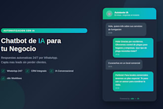 chatbot de ia para negocios