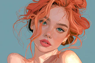draw portrait avatar cartoon from photo