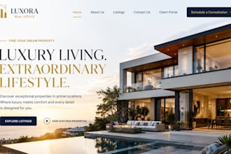 develop custom luxury real estate idx website for idx mls integration