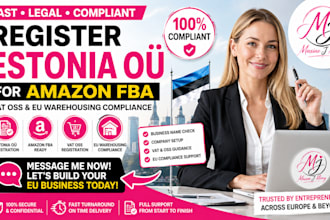 register estonia oÜ for amazon fba with vat oss eu warehousing compliance fast