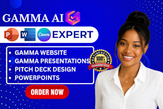 gamma ai expert gamma ai pitch deck presentation design gamma slide canva design