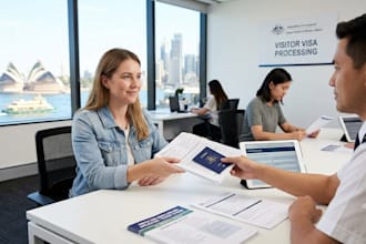 assist with australia tourist visa application and documents