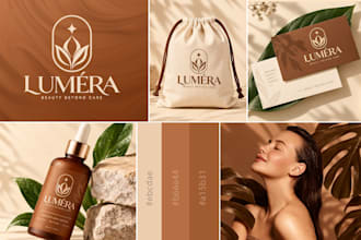 design minimalist logo, brand identity and full branding kit