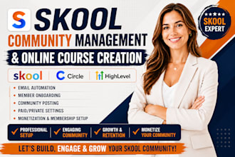 setup and grow your skool community with real engagement