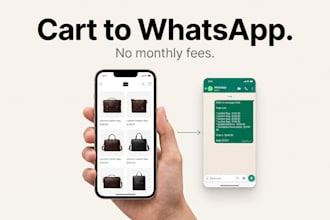 build a whatsapp order catalog website for your small business