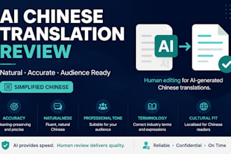 review and humanize your ai translated simplified chinese content