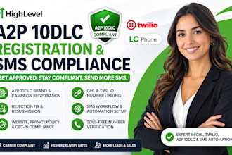 setup ghl a2p phone verification and ghl SMS compliance