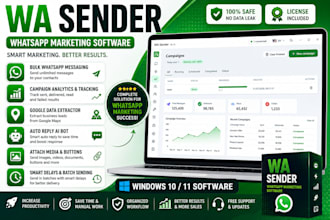 install whatsapp bulk messages sender software on your PC