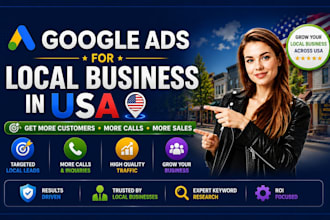 setup google ads PPC campaign for USA local business