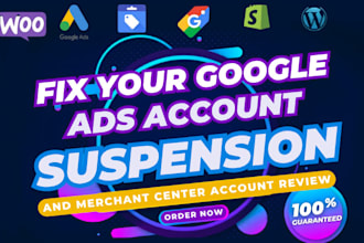 recover google ads account suspended for unacceptable business practices