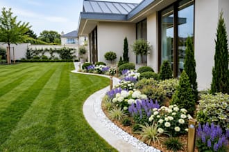 design backyard landscape plans, garden layouts and outdoor spaces