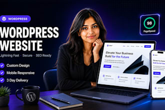 develop a wordpress website that is fast and secure