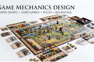 design your card game mechanics, rules, gameplay and develop your card game