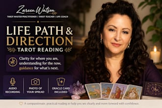 give you a tarot reading for life path and direction