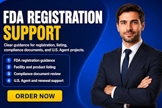provide expert fda registration, compliance, listing and US agent support