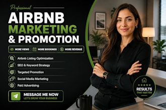 airbnb listing, promotion, booking, vrbo marketing booking com listing