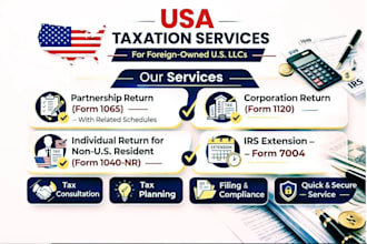 prepare US tax return and US tax filling for individual and business