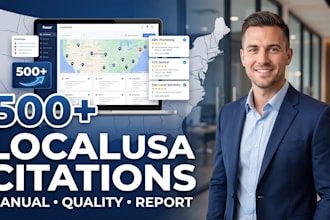 build USA local citations for local SEO and google maps