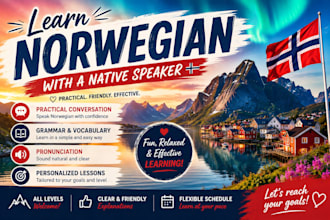 teach you basic norwegian from a native