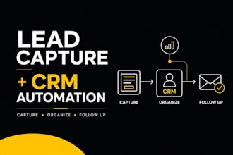 build a lead capture system with CRM and email automation