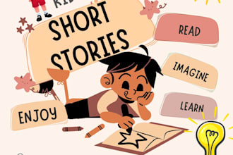 write short fun fantasy moral stories for kids in english or bengali