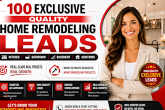 kitchen remodeling leads US bathroom remodeling leads renovation ads campaigns