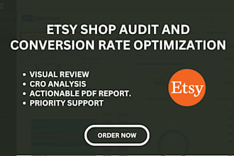 do etsy shop audit and conversion rate optimization