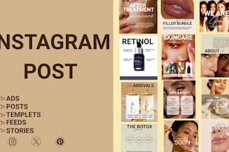 design aesthetic instagram feed posts and stories