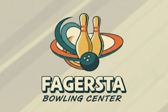 design a striking and professional bowling logo