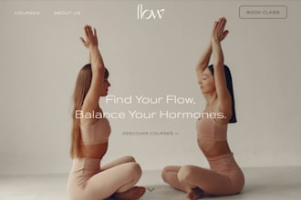 design squarespace pilates studio website barre studio fitness studio website