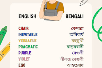 translate english to bengali and bengali to english