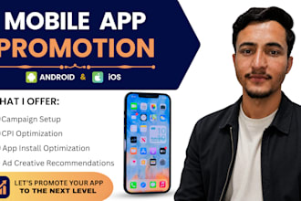 do paid app promotion and app install ads for android and ios