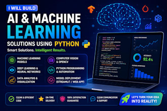 build ai machine learning projects and python applications