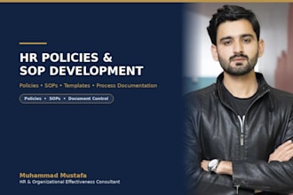 write professional HR policies and sops for your company